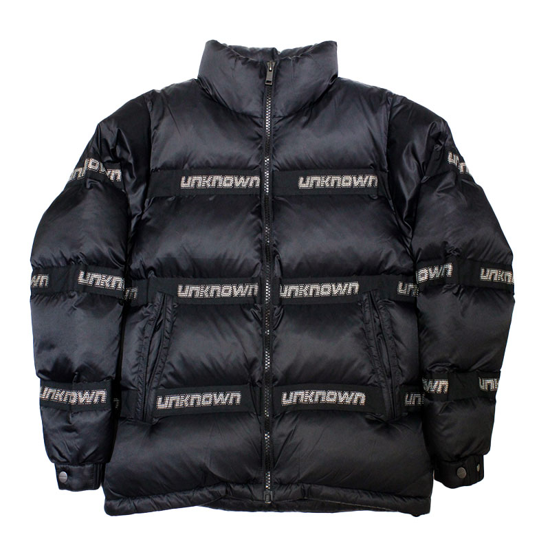 UNKNOWN LONDON(アンノウンロンドン)/ UNKNOWN STUDDED PUFFER -BLACK-