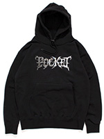 POCKET(ポケット)/ LOGO HOODIE -BLACK-