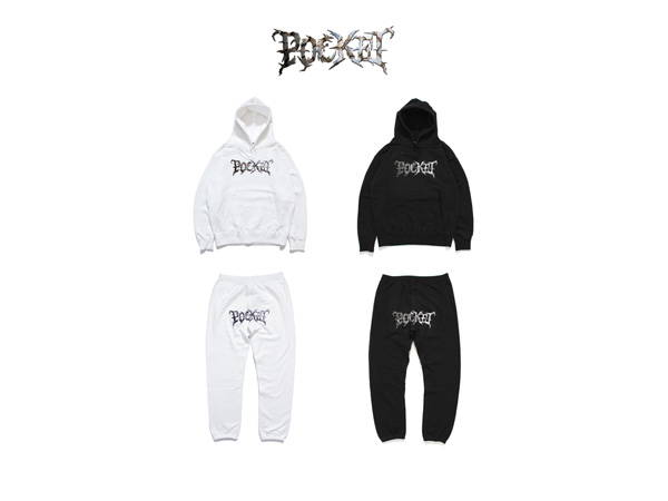 POCKET(ポケット)/ LOGO PANTS -WHITE-