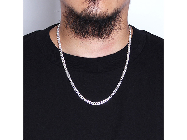 ADVANCE(アドバンス)/ SILVER NECKLACE -50cm×0.4cm-