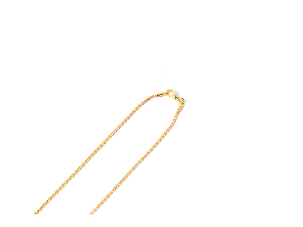 ADVANCE(アドバンス)/ GOLD NECKLACE -60cm-幅0.15cm-