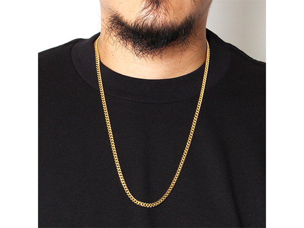 ADVANCE(アドバンス)/ GOLD NECKLACE -60cm-幅0.4cm-