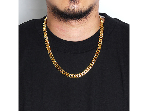 ADVANCE(アドバンス)/ GOLD NECKLACE -50cm-幅0.8cm-