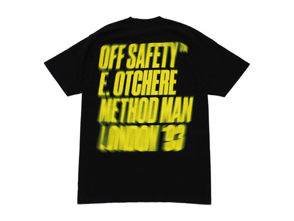 OFFSAFETY(オフセーフティー)/ BLUNT WRAP T-SHIRTS -BLACK