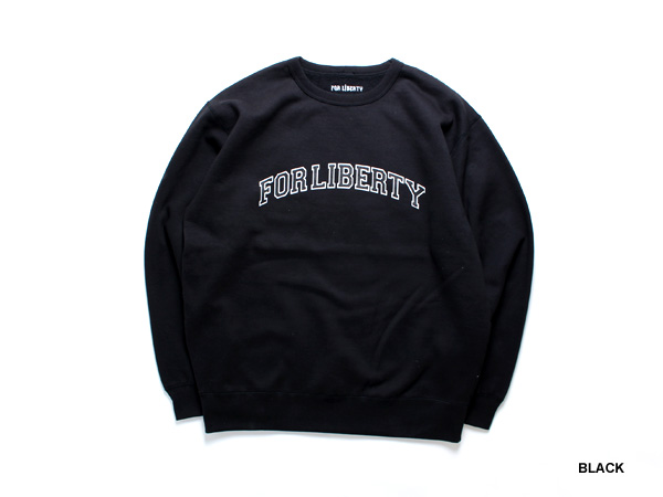 FOR LIBERTY(フォーリバティー)/ COLLEGE LOGO CREW SWEAT -3.COLOR ...