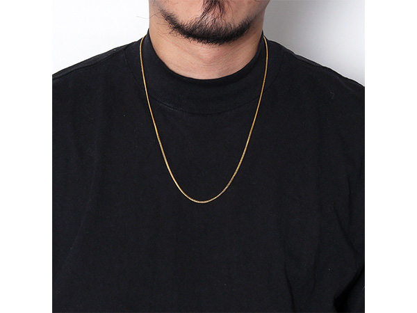 ADVANCE(アドバンス)/ GOLD NECKLACE -55cm×0.3cm-