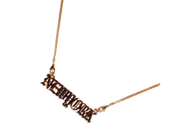 ADVANCE(アドバンス)/ NEW YORK PLATE GOLD NECKLACE -50cm-