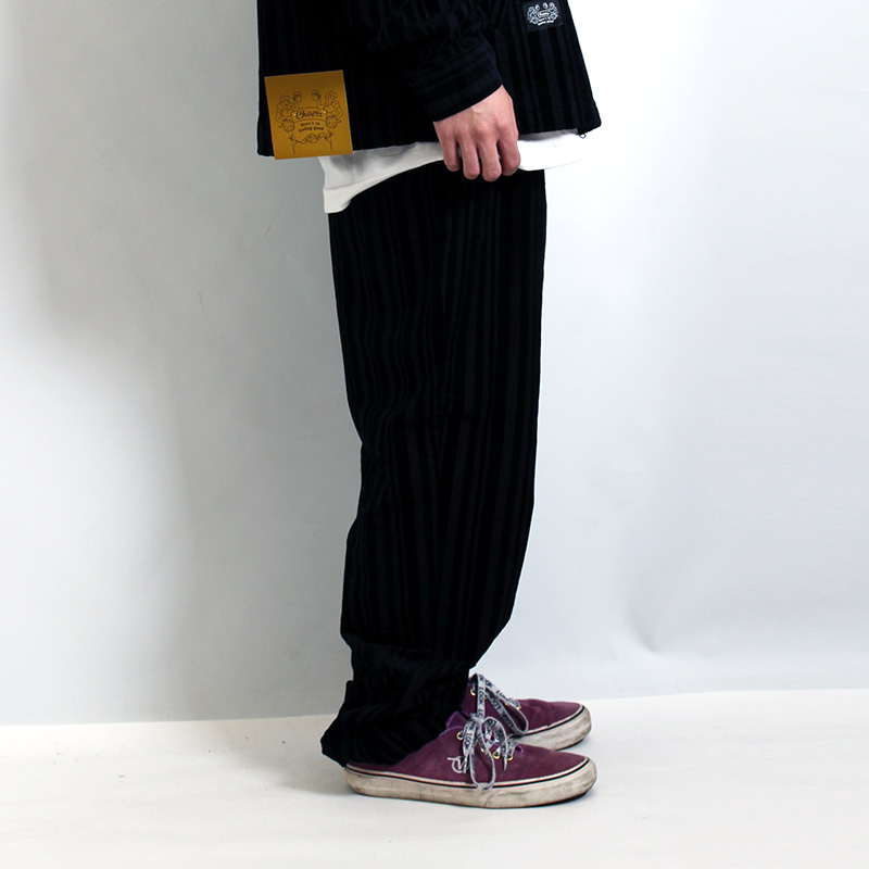 Cheers(チアーズ)/ STRIPE CORDUROY TEPS -BLACK- | WALKIN STORE WEB SHOP