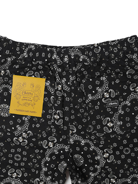 PAISLEY SHORT -BLACK-