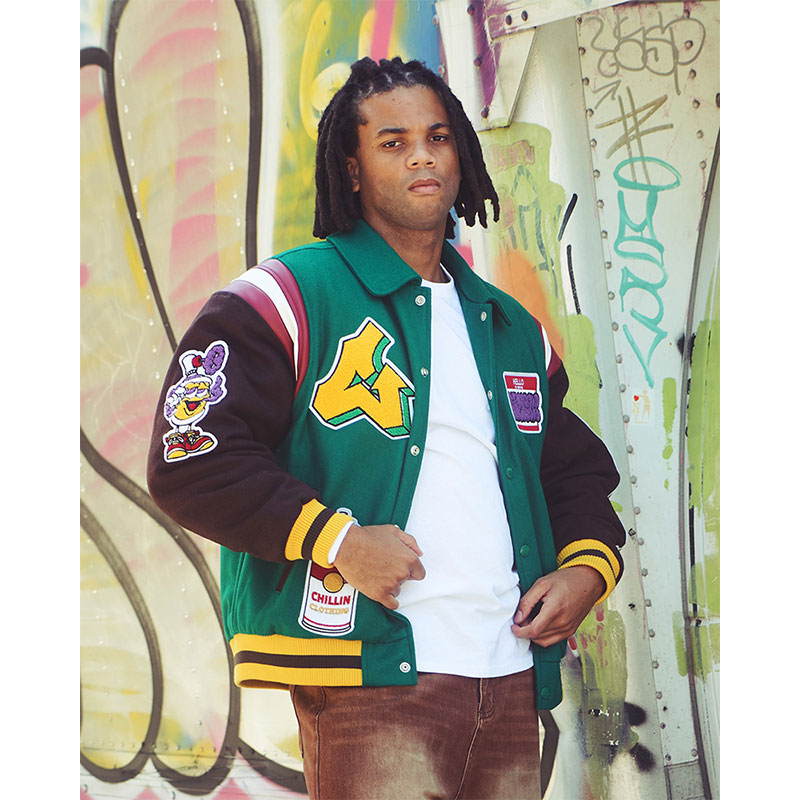 Chilaxxx(チラックス)/ VANDALISM VARSITY JACKET -BLACK- | WALKIN ...