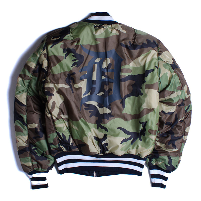 Alpha Industries x Detroit Tigers MA-1 Bomber Jacket - Size: L, MLB by New Era