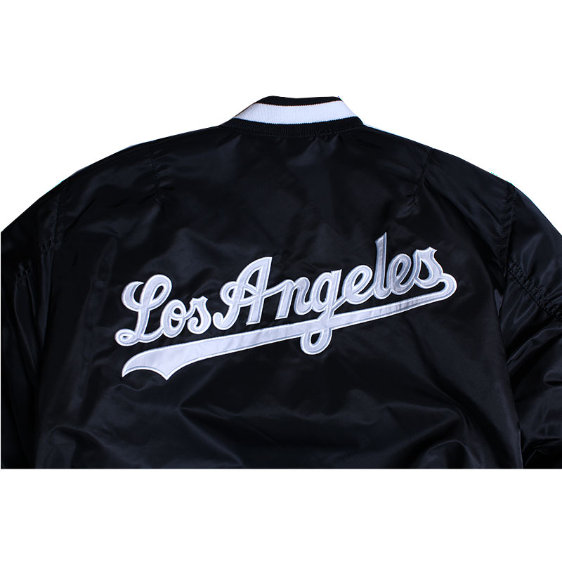 NEW ERA - Men - Alpha x NE LA Dodgers MA-1 Jacket - Black/White - Nohble