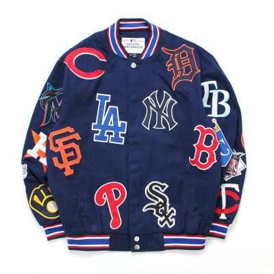 JH DESIGN Dodgers 7x Champions Jacket DODP03WS20BLK - Shiekh