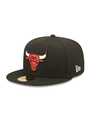 CHICAGO BULLS Pop Sweat 59FIFTY Fitted -BLACK-