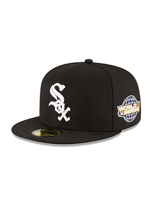 CHICAGO WHITE SOX 2005 WORLD SERIES WOOL 59FIFTY FITTED -BLACK-