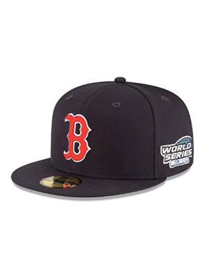 BOSTON RED SOX 2004 WORLD SERIES WOOL 59FIFTY FITTED -NAVY-
