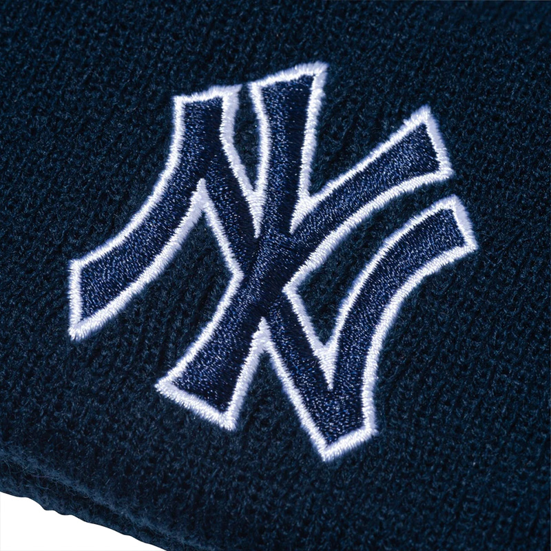 ベーシック カフニット MLB Team Logo ニューヨーク・ヤンキース ネイビー -NAVY-