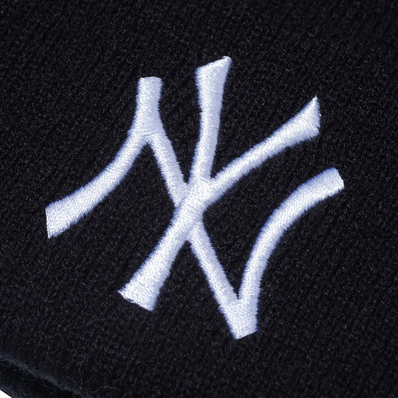 ベーシック カフニット MLB Team Logo ニューヨーク・ヤンキース ブラック -BLACK-