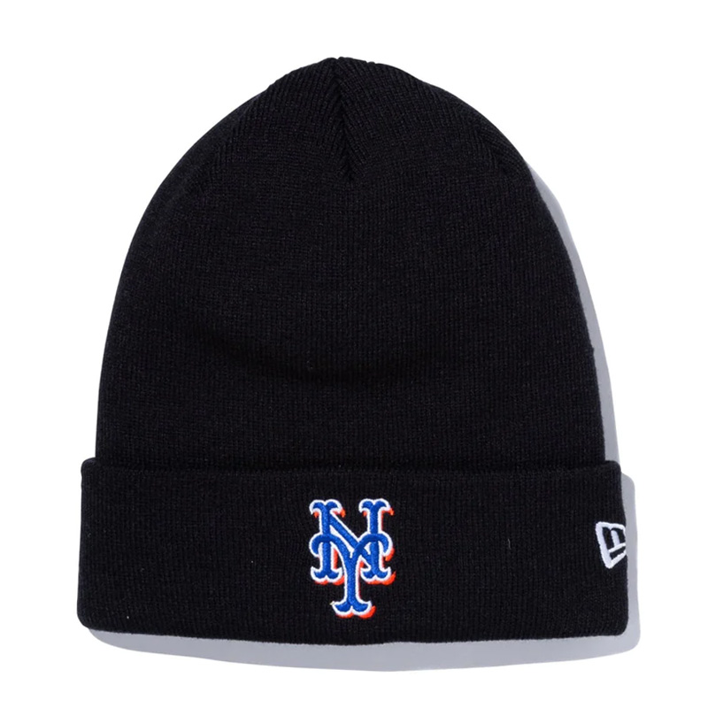 ベーシック カフニット MLB Team Logo ニューヨーク・メッツ ブラック 