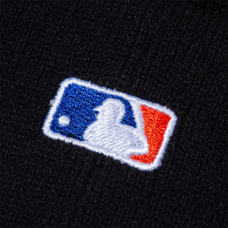 ベーシック カフニット MLB Team Logo ニューヨーク・メッツ ブラック -BLACK-