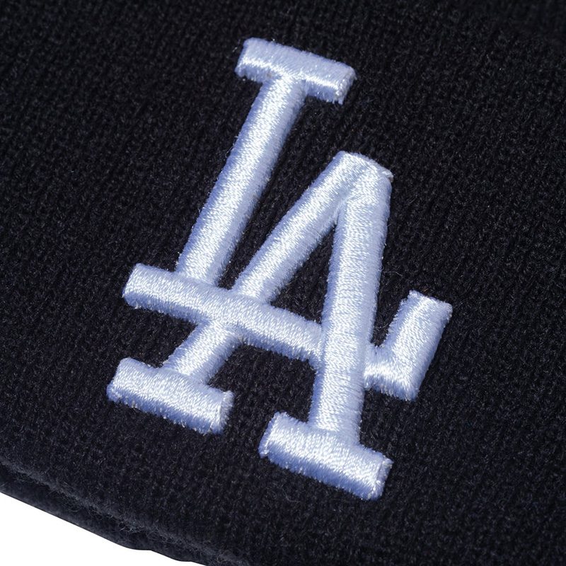 ベーシック カフニット MLB Allover ロサンゼルス・ドジャース ブラック -BLACK-