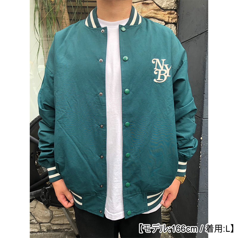 NEW YORK BURST(ニューヨークバースト)/ T/C STADIUM JACKET -GREEN