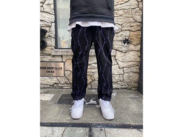 MAVEN(メイヴェン)/ WIRE DENIM PANTS -BLACK-