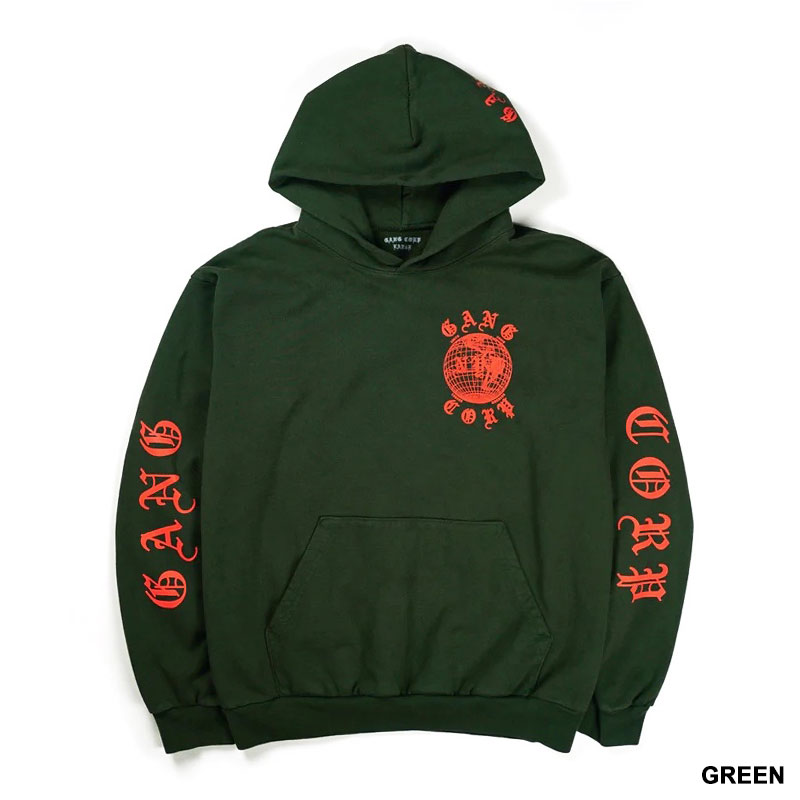 GANG CORP(ギャングコーポ）/ GLOBAL HOODIE -3.COLOR- | WALKIN STORE