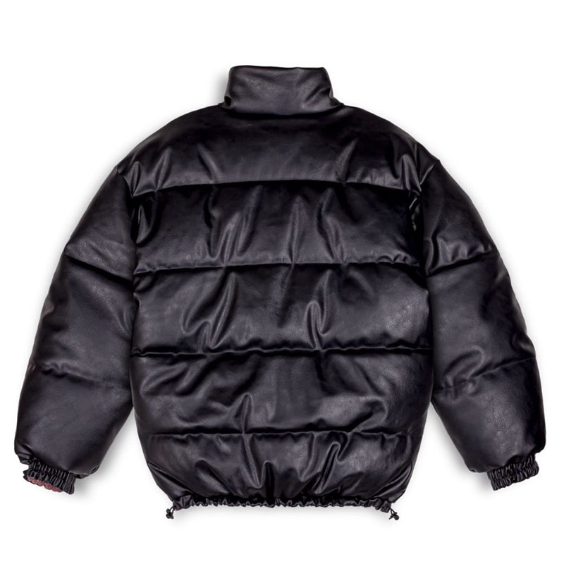 GRIMEY(グライミー)/ PU LEATHER REVERSIBLE PUFFY JACKET-BLACK