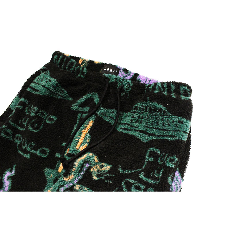 GRIMEY(グライミー)/ LOST BOYS ALL OVER JACQUARD SHERPA PANTS -2