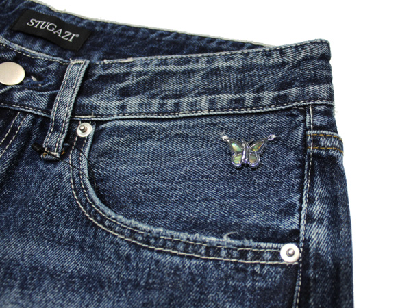 STUGAZI(スガジ)/ STUGAZI BUTTERFLY CRUSHED DENIM -2.COLOR-