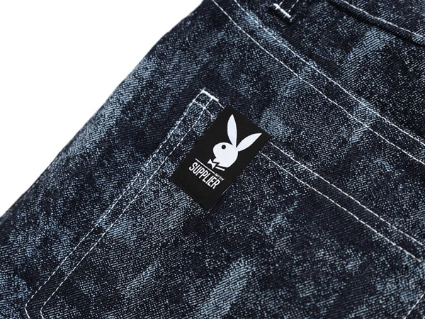 SUPPLIER(サプライヤー)/ SUPPLIER X PLAYBOY HUGE LOGO WASHED DENIM