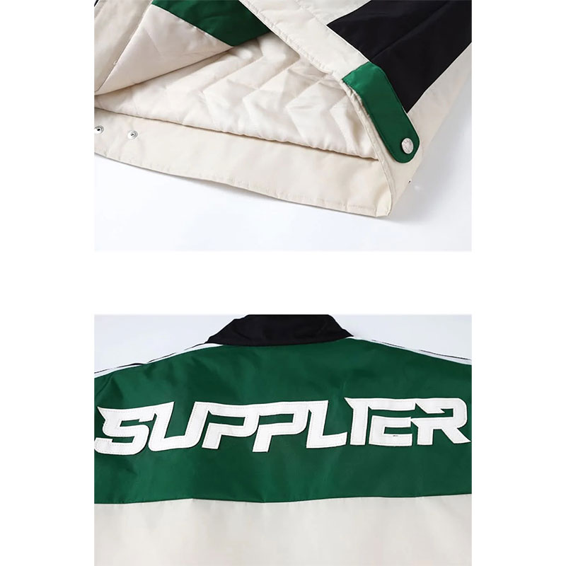 RACING JACKET -OFF WHITE-