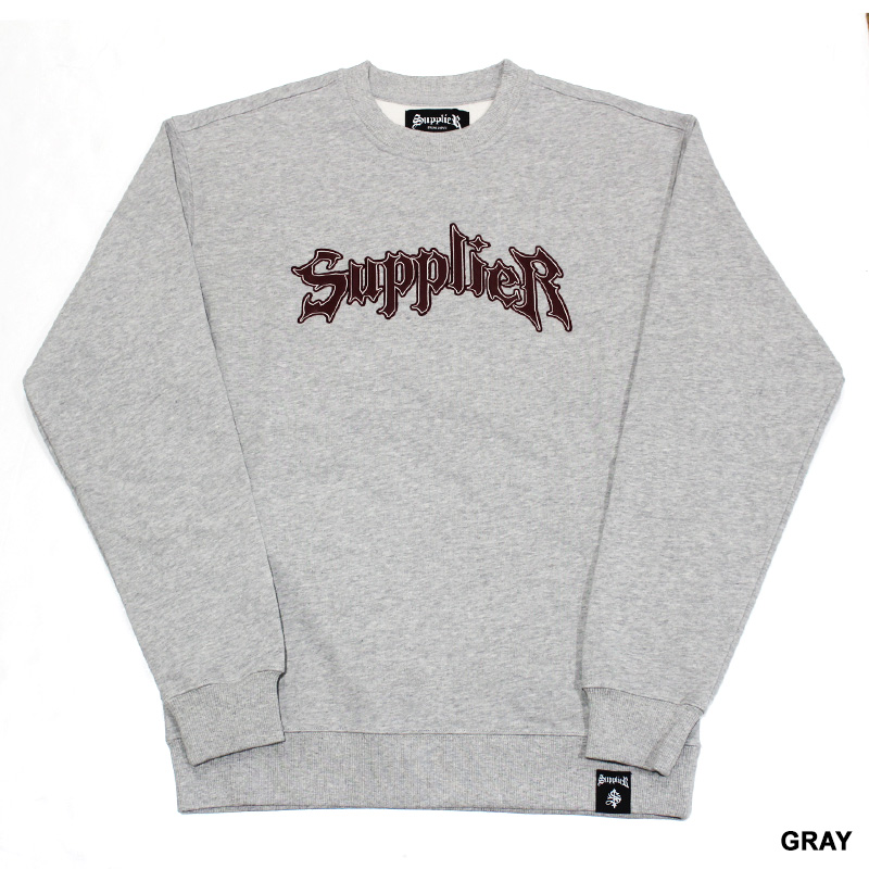 SUPPLIER(サプライヤー)/ IRON LOGO CREWNECK -2.COLOR- | WALKIN