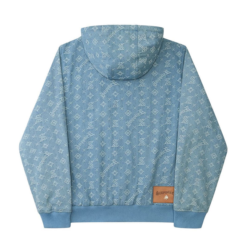 SUPPLIER(サプライヤー)/ MONOGRAM DENIM HOODIE -2.COLOR- | WALKIN