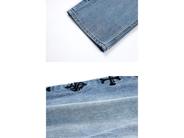 SUPPLIER(サプライヤー)/ BONE EMBROIDERY WASHED DENIM | WALKIN