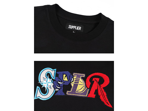 SUPPLIER(サプライヤー)/ SPLR HEAVY WEIGHT TEE -BLACK- | WALKIN