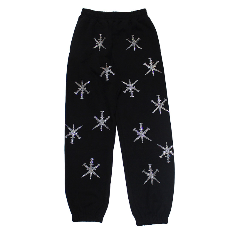 UNKNOWN DAGGER RHINESTONE JOGGER