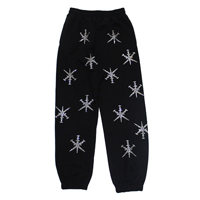 UNKNOWN LONDON(アンノウンロンドン)/ BLACK＆BLACK DAGGER RHINESTONE 
