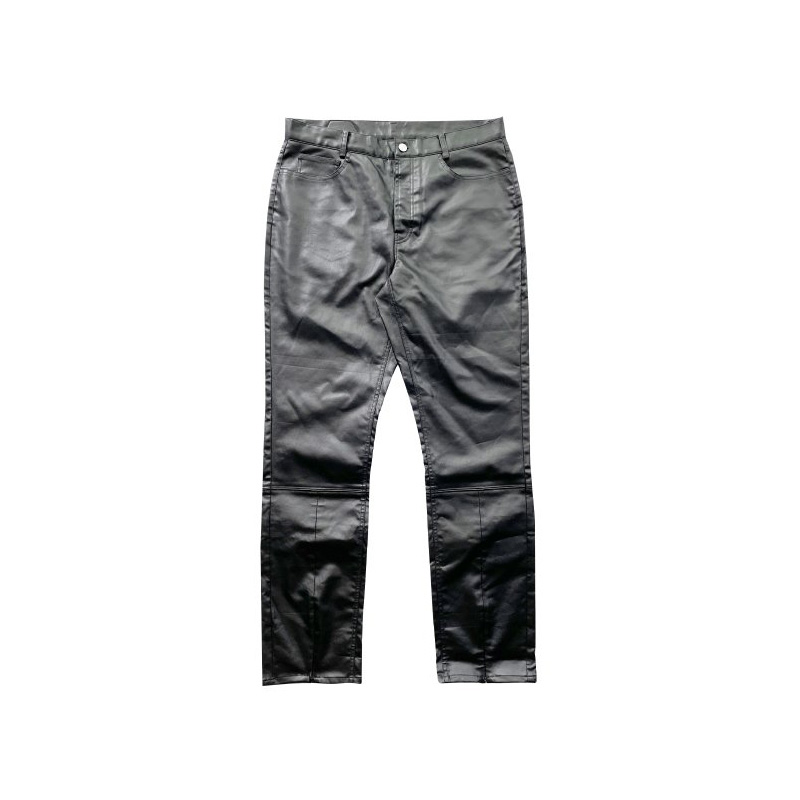 WANNA(ワナ)/ WANNA/ECO LEATHER CULT TRUE FRONT FLARED PANTS ...