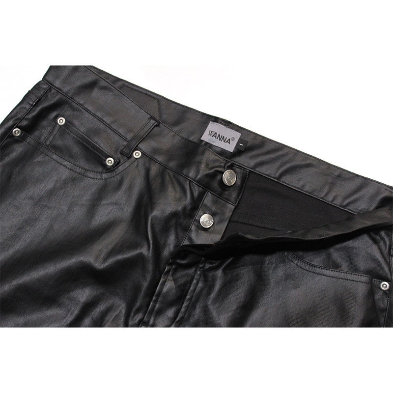 WANNA(ワナ)/ WANNA/ECO LEATHER CULT TRUE FRONT FLARED PANTS 