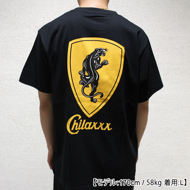 Chilaxxx(チラックス)/ PANTHER T-SHIRT -BLACK-
