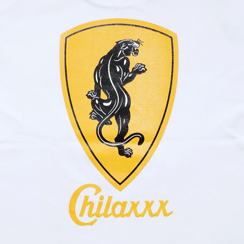 Chilaxxx(チラックス)/ PANTHER T-SHIRT -WHITE-