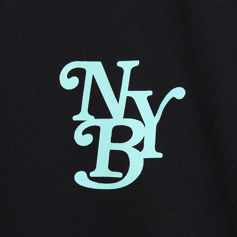 NYB OG LOGO T-SHIRT -BLACK2 (BLUE)-