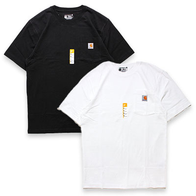 CARHARTT(カーハート)/ LOOSE FIT HEAVYWEIGHT SS POCKET T-SHIRT -2.COLOR-(BLACK, S)