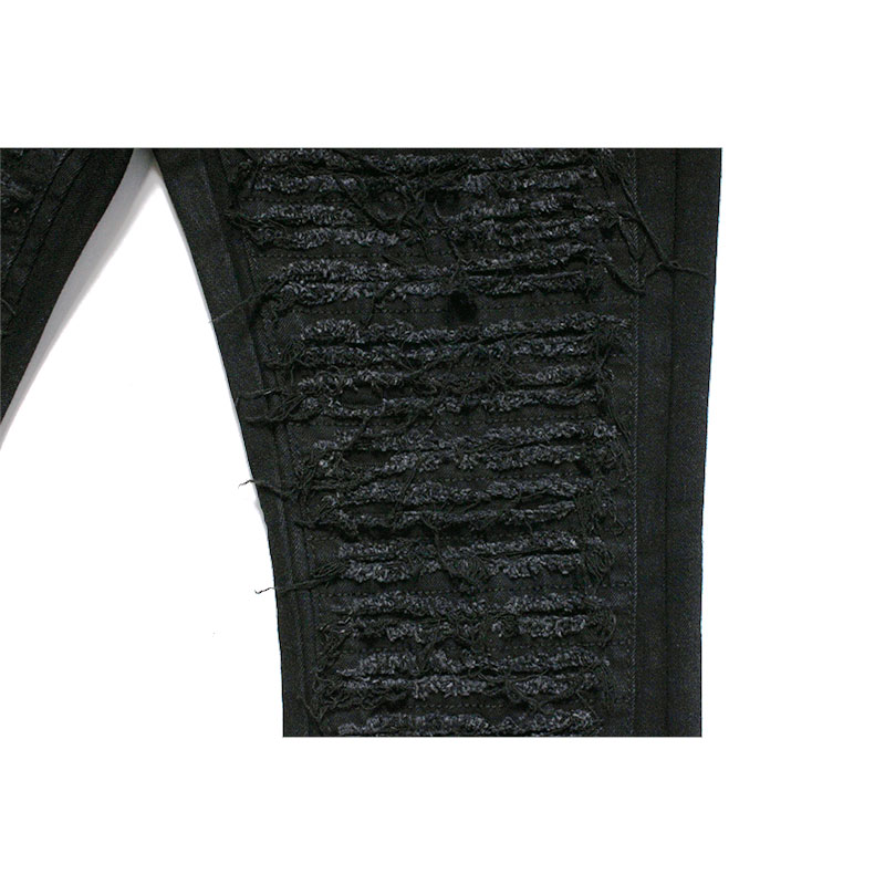 EPTM(エピトミ)/ DISTRESSED CARPENTER FLARE PANTS -BLACK-