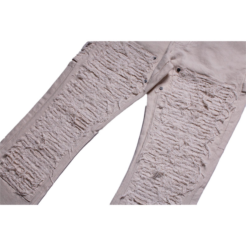 EPTM(エピトミ)/ DISTRESSED CARPENTER FLARE PANTS -OFF WHITE-