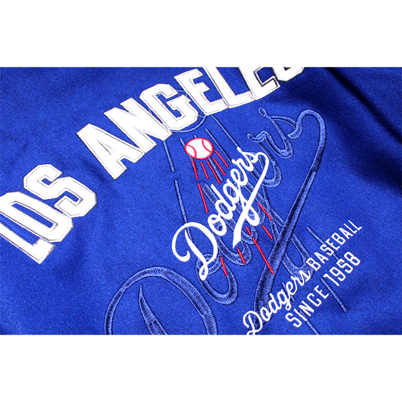 JH DESIGN(ジェーエイチデザイン)/ LOS ANGELES DODGERS REVERSIBLE STADIUM JACKET -BLUE-