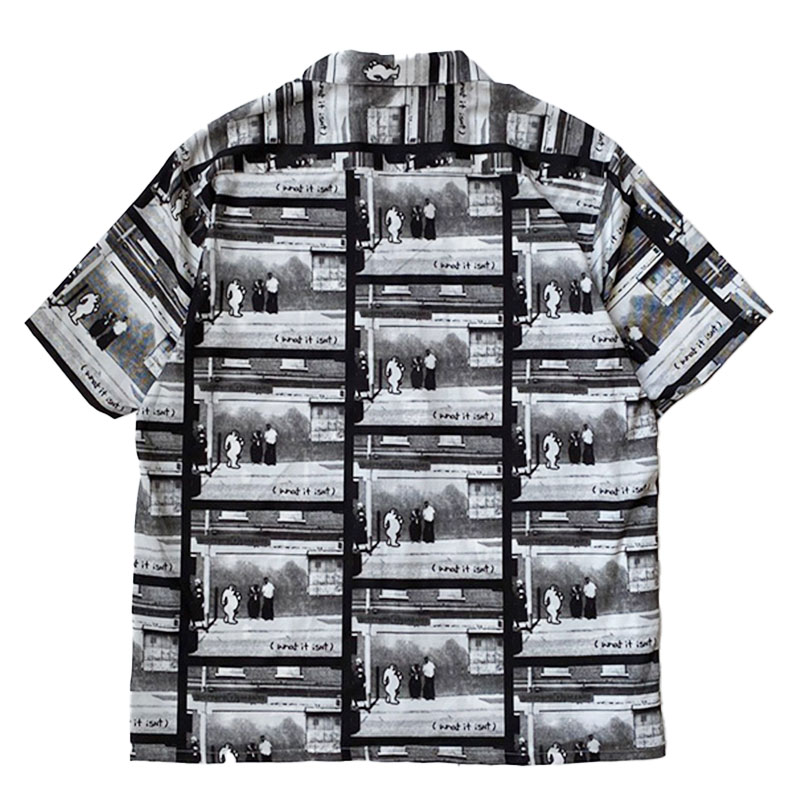 What it isNt ART BY MARK GONZALES(ワットイットイズントアートバイマークゴンザレス)/ OPEN COLLAR SHIRT -3.COLOR-