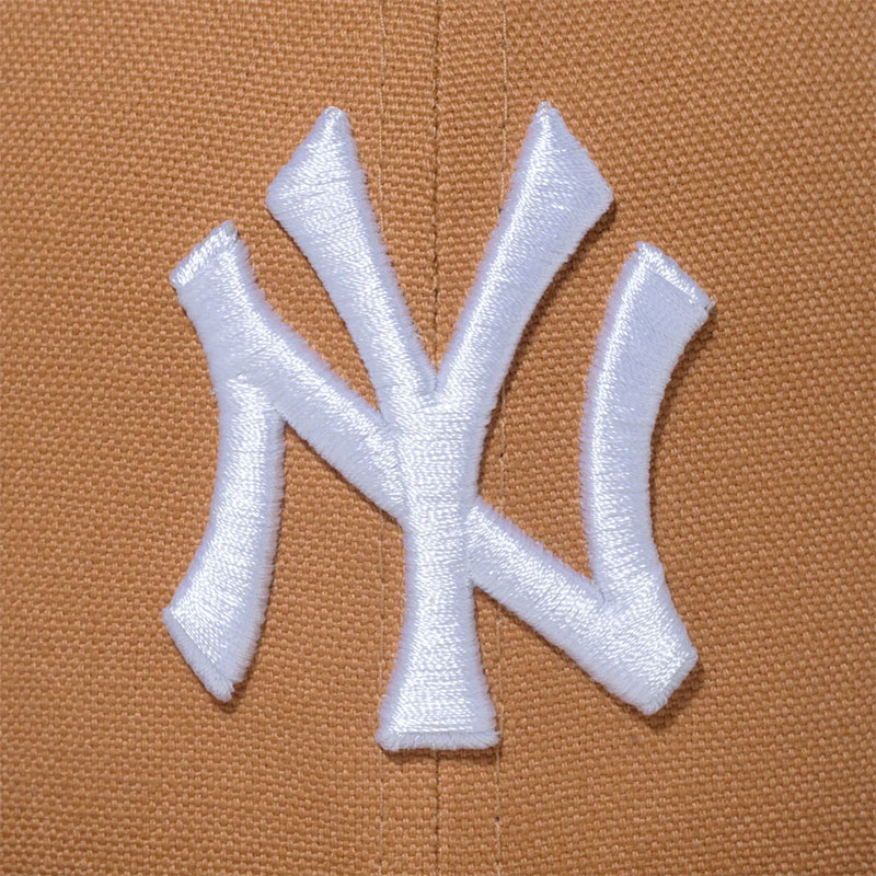 59FIFTY MLB DUCK CANVAS NEW YORK YANKEES ライトブロンズ ネイビーバイザー -BROWN-